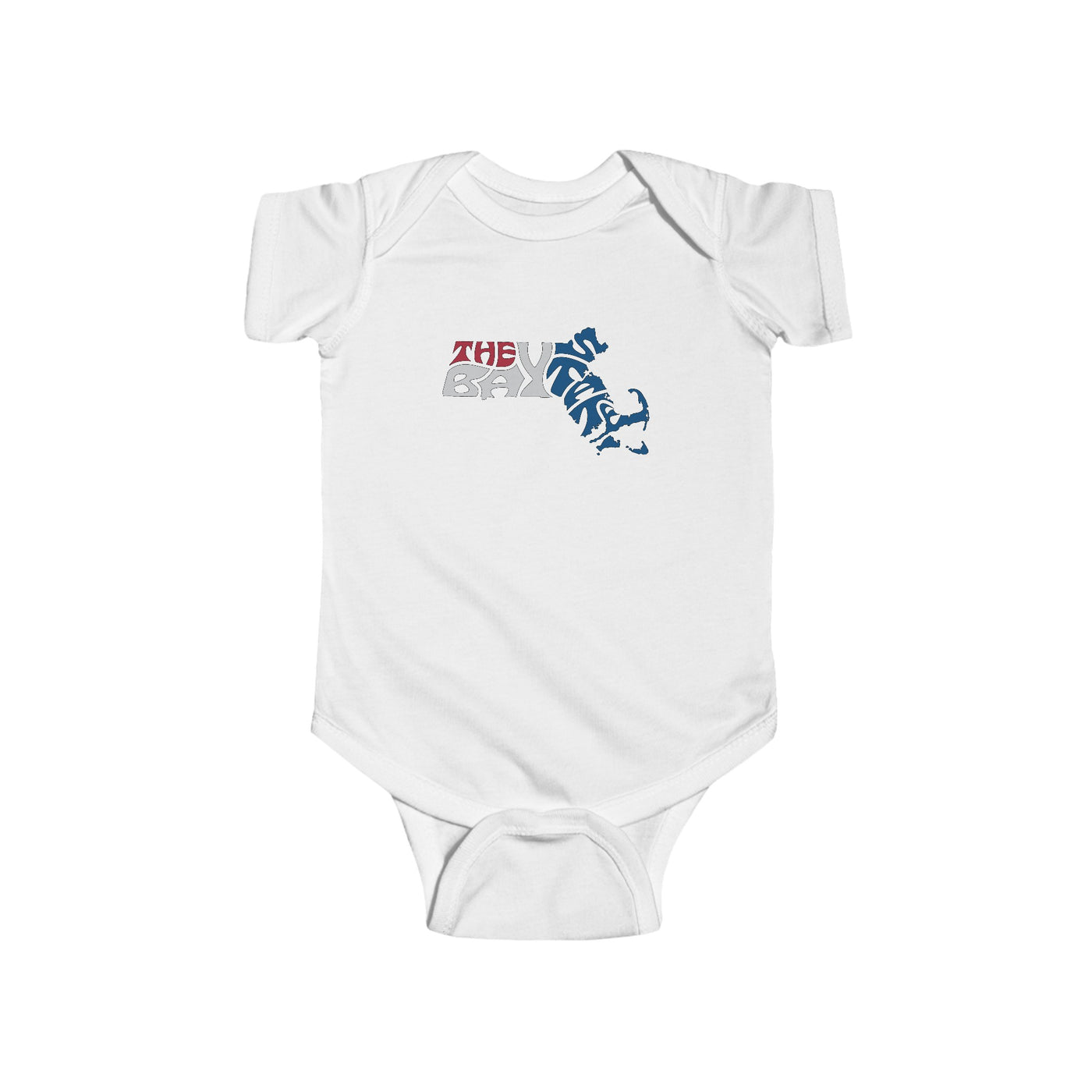 Massachusetts Nickname Baby Bodysuit