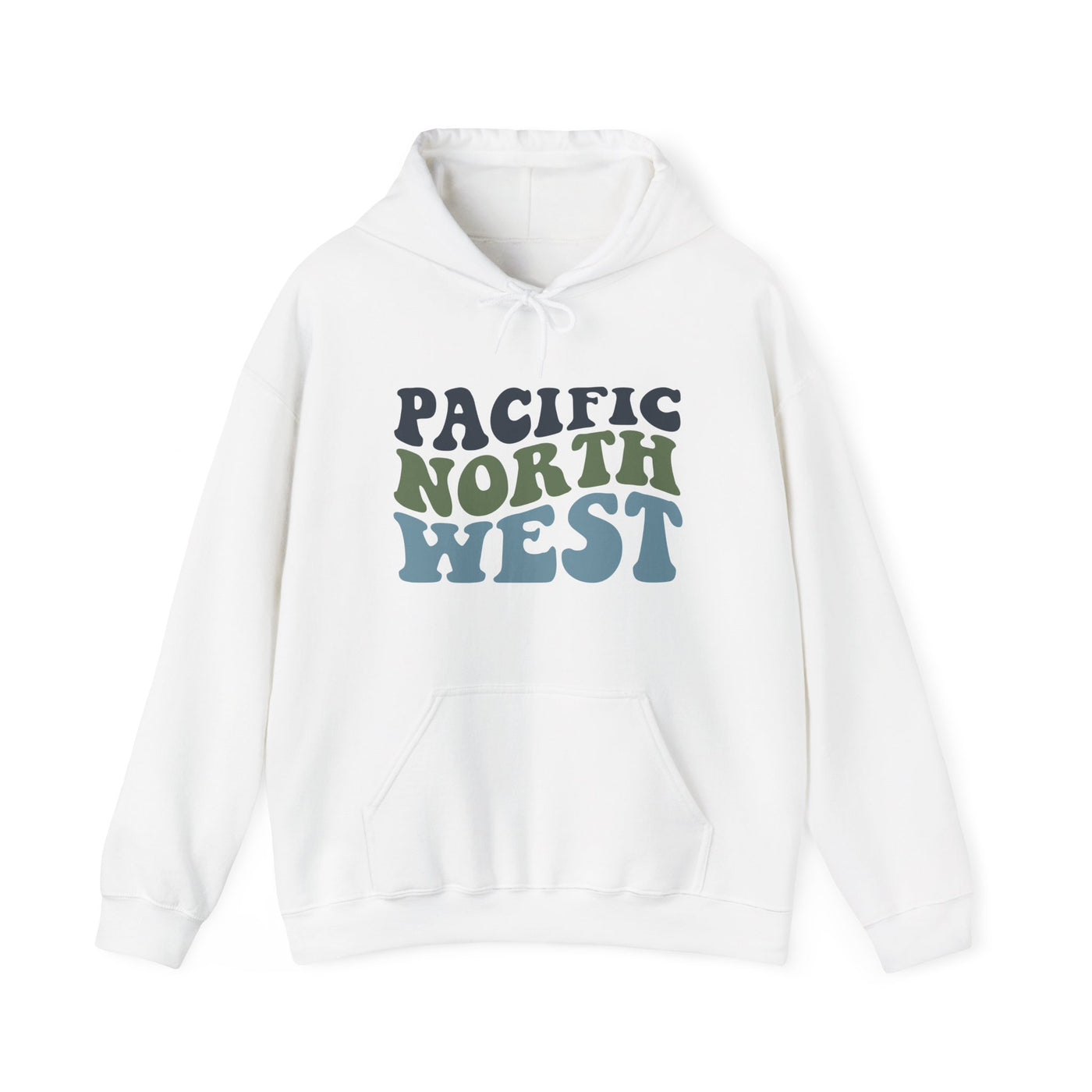 Pacific North West Hooded Sweatshirt S / White - The Northwest Store