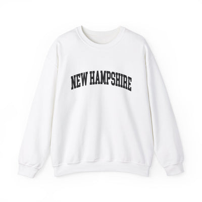 New Hampshire Varsity Crewneck Sweatshirt S / White - The Northwest Store