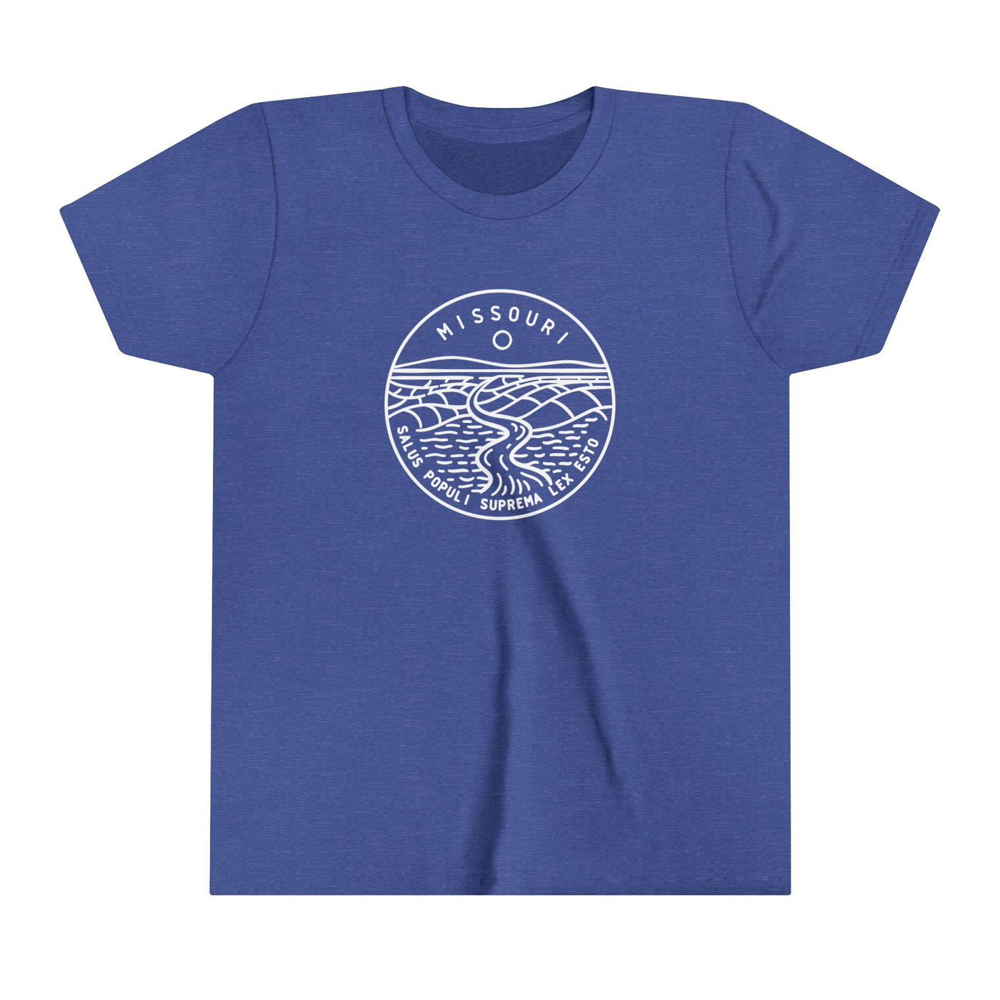 Missouri State Motto Kids T-Shirt Heather True Royal / S - The Northwest Store