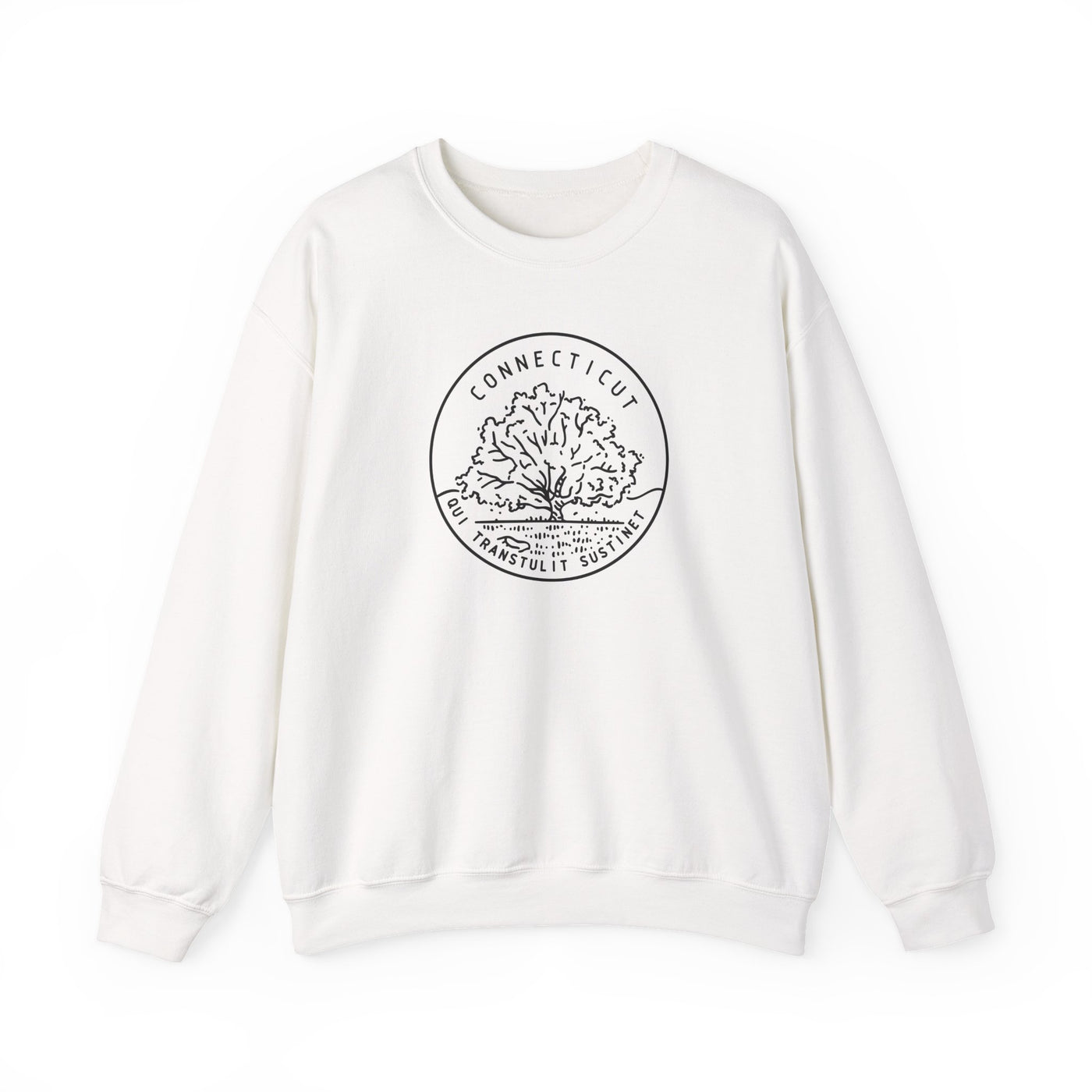 Connecticut State Motto Crewneck Sweatshirt