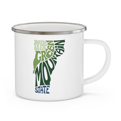 Vermont Nickname Enamel Camping Mug