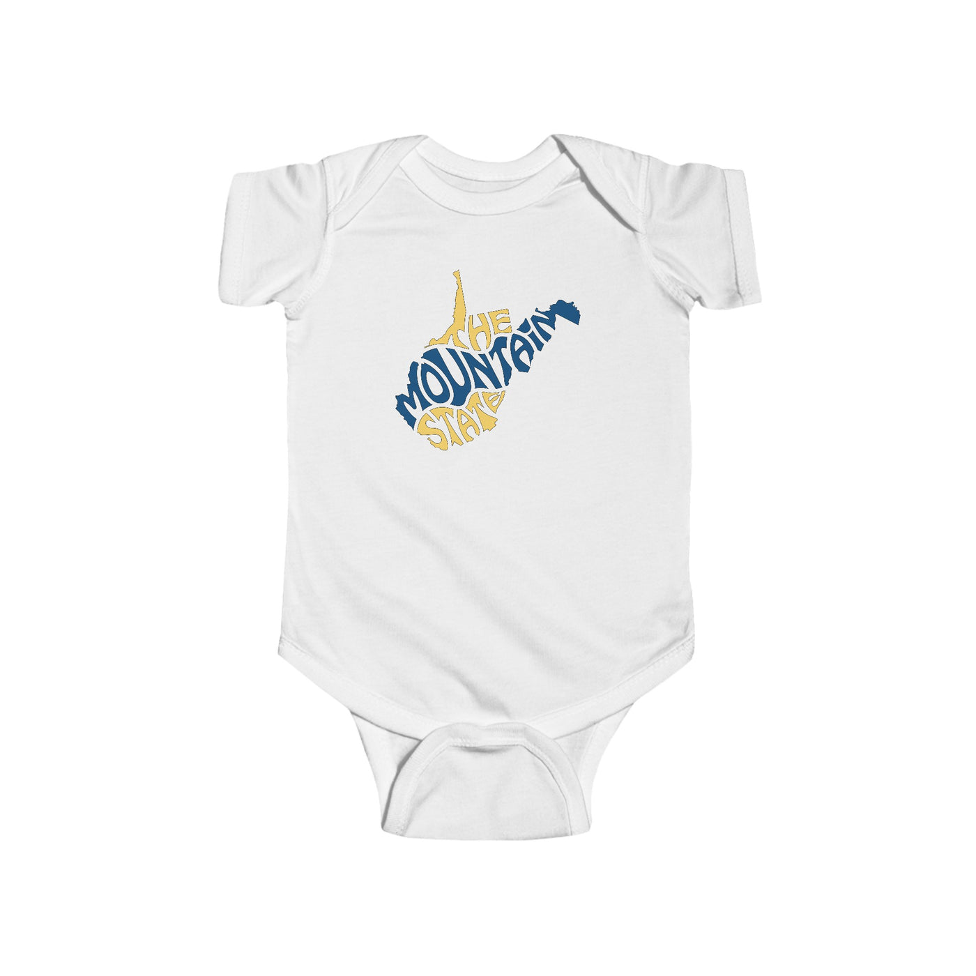 West Virginia Nickname Baby Bodysuit