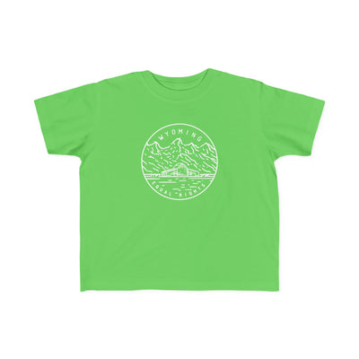 Wyoming State Motto Toddler Tee Apple / 2T - The Northwest Store