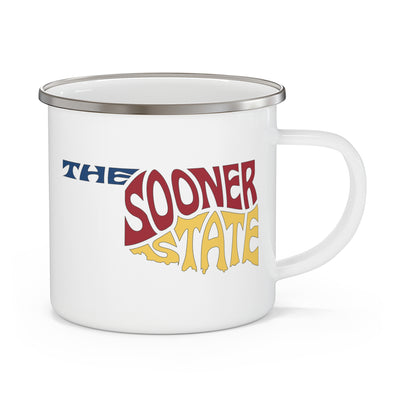 Oklahoma Nickname Enamel Camping Mug