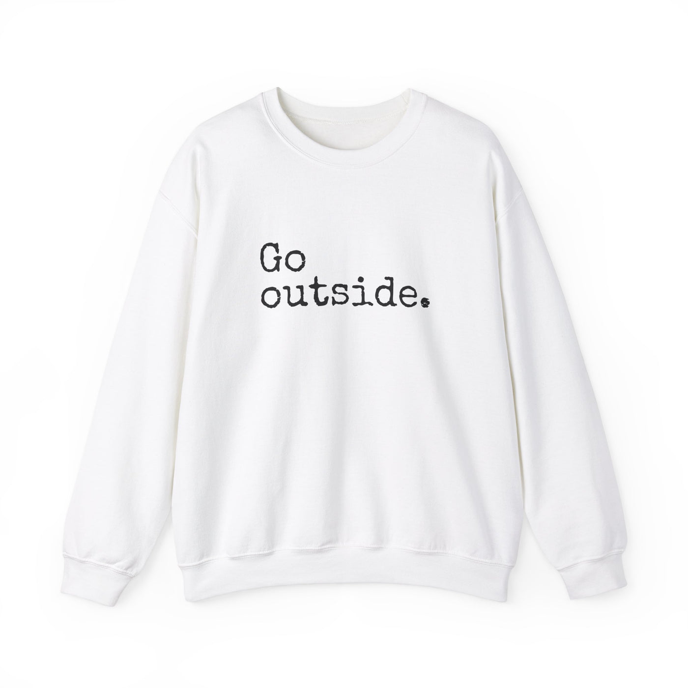 Go Outside Crewneck Sweatshirt S / White - The Northwest Store