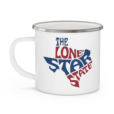 Texas Nickname Enamel Camping Mug