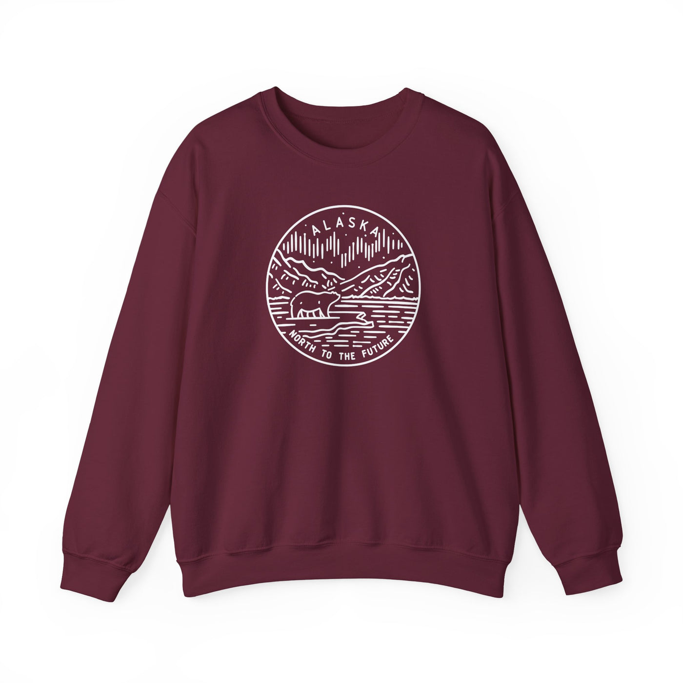 Alaska State Motto Crewneck Sweatshirt