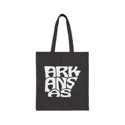 Arkansas State Shape Tote Bag Black / 15" x 16" - The Northwest Store