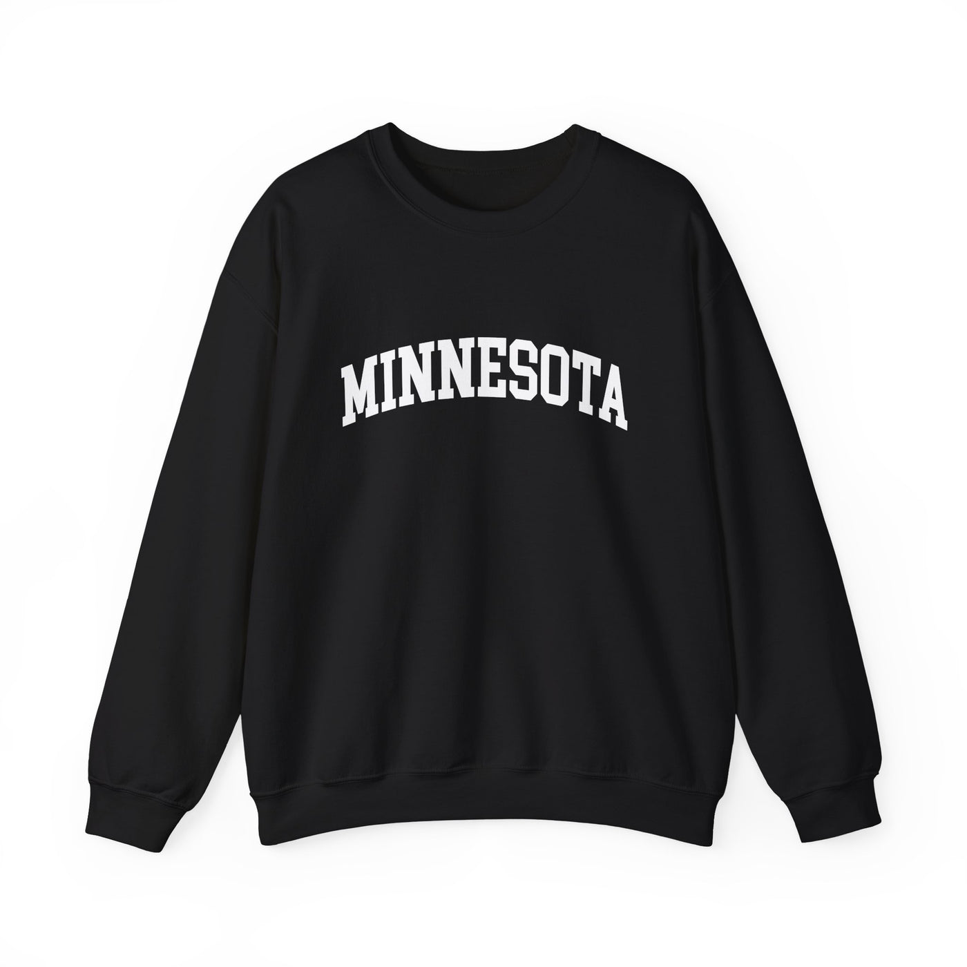 Minnesota Varsity Crewneck Sweatshirt S / Black - The Northwest Store