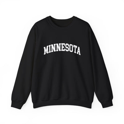 Minnesota Varsity Crewneck Sweatshirt S / Black - The Northwest Store