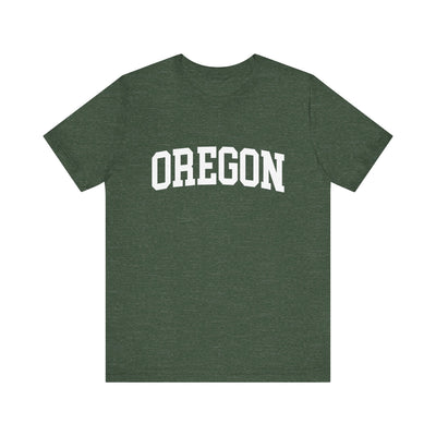 Oregon Varsity Unisex T-Shirt Heather Forest / XS - The Northwest Store