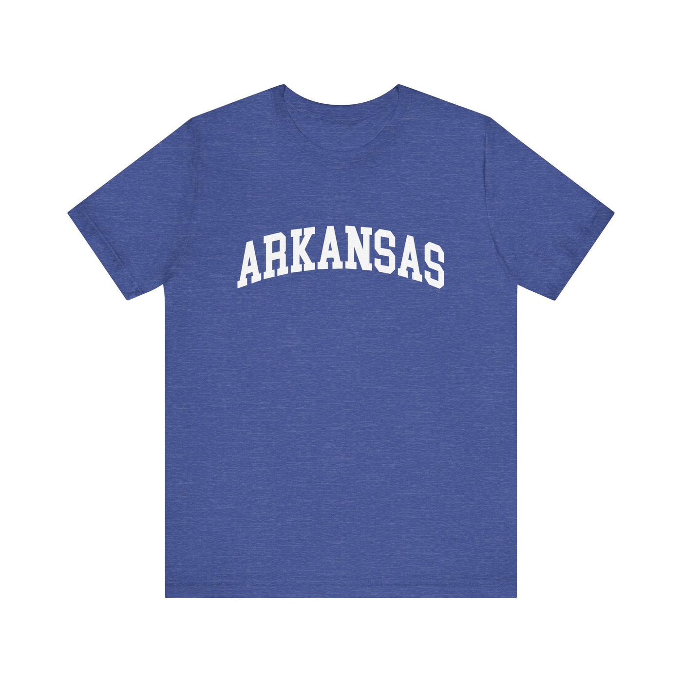 Arkansas Varsity Unisex T-Shirt Heather True Royal / XS - The Northwest Store