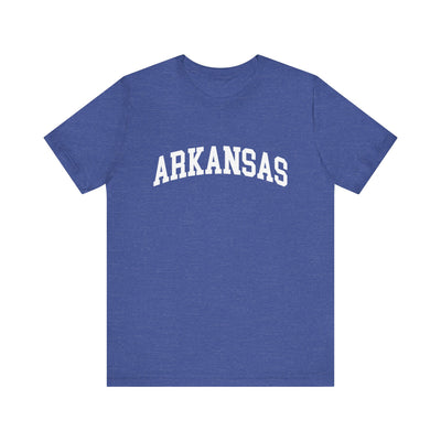 Arkansas Varsity Unisex T-Shirt Heather True Royal / XS - The Northwest Store