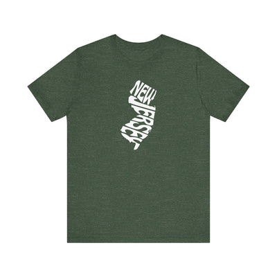 New Jersey State Shape Unisex T-Shirt