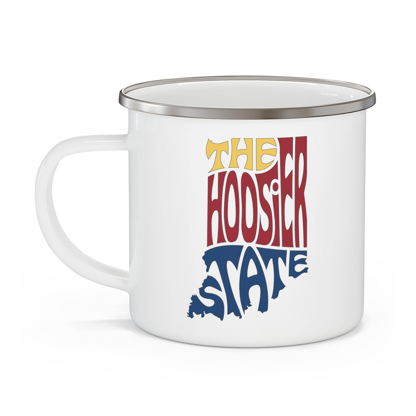 Indiana Nickname Enamel Camping Mug