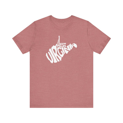 West Virginia State Shape Unisex T-Shirt