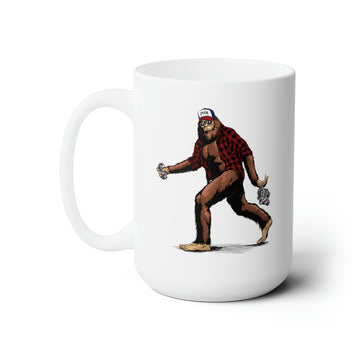 PNW Sasquatch 15 oz Ceramic Mug