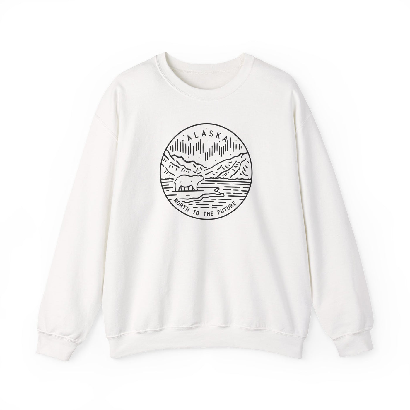 Alaska State Motto Crewneck Sweatshirt