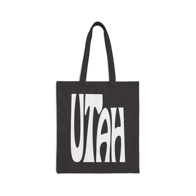 Utah State Shape Tote Bag Black / 15" x 16" - The Northwest Store