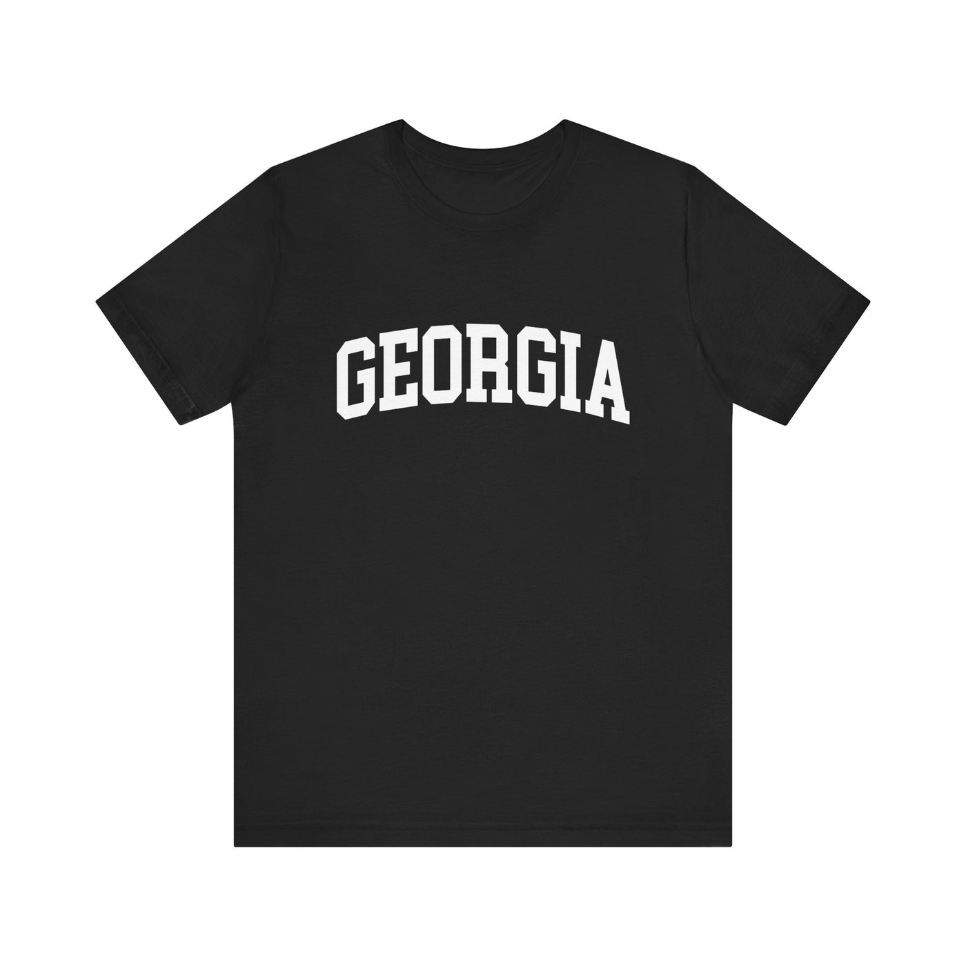 Georgia Varsity Unisex T-Shirt Black / XS - The Northwest Store