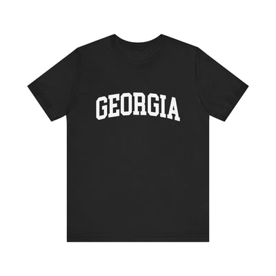 Georgia Varsity Unisex T-Shirt Black / XS - The Northwest Store