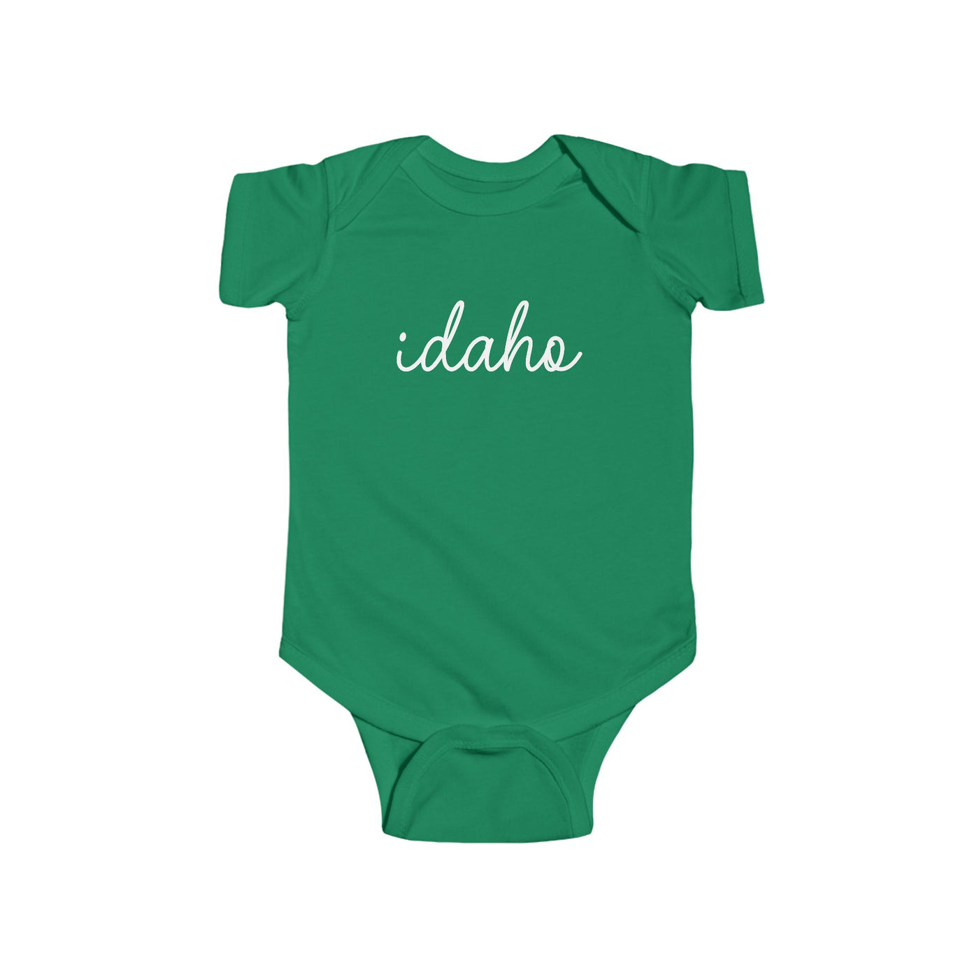 Idaho Script Baby Bodysuit Kelly / NB (0-3M) - The Northwest Store