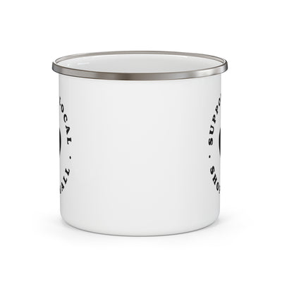 Support Local Shop Small Enamel Camping Mug