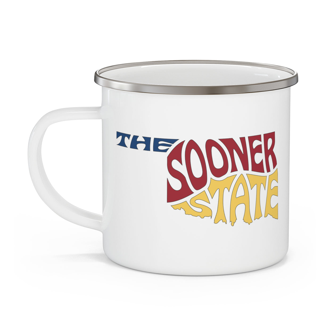 Oklahoma Nickname Enamel Camping Mug