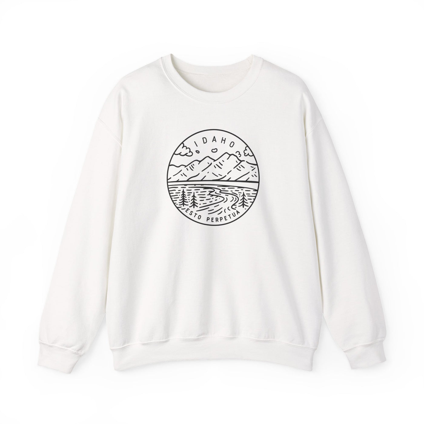 Idaho State Motto Crewneck Sweatshirt