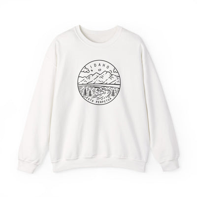 Idaho State Motto Crewneck Sweatshirt