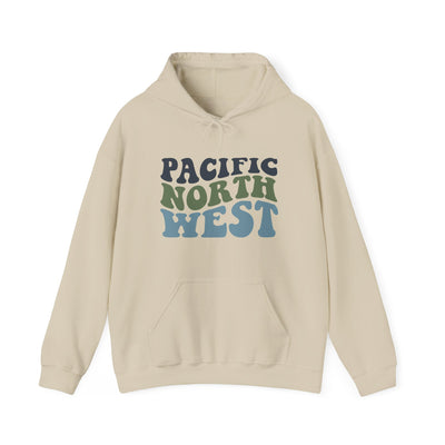 Pacific North West Hooded Sweatshirt S / Sand - The Northwest Store