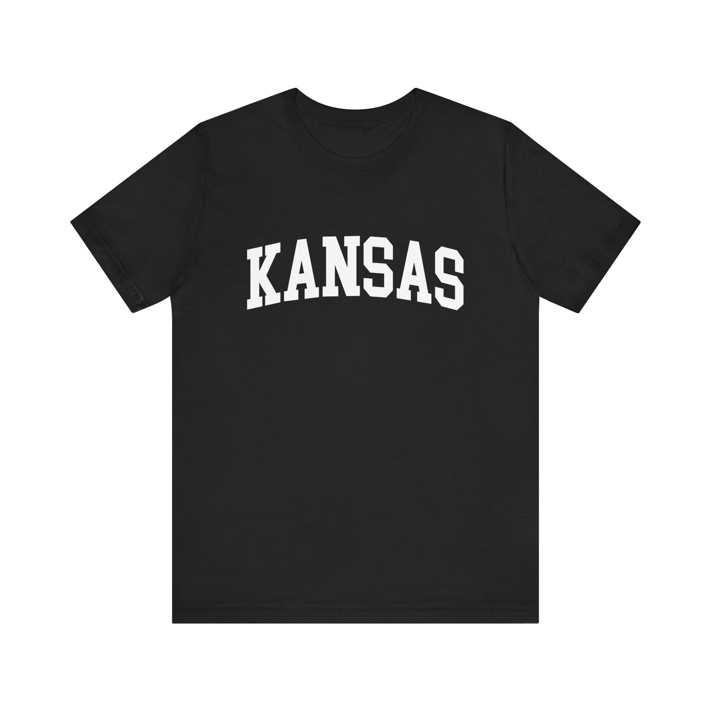 Kansas Varsity Unisex T-Shirt Black / XS - The Northwest Store