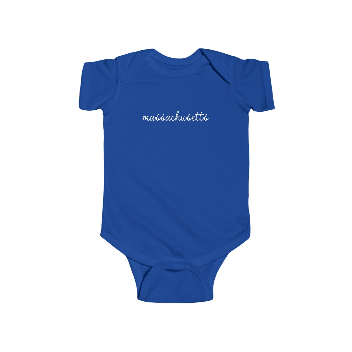 Massachusetts Script Baby Bodysuit