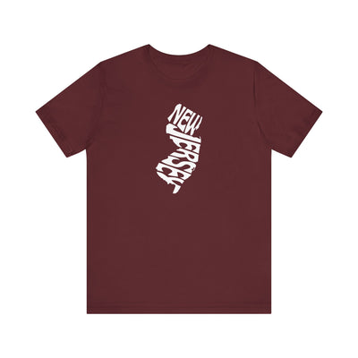 New Jersey State Shape Unisex T-Shirt