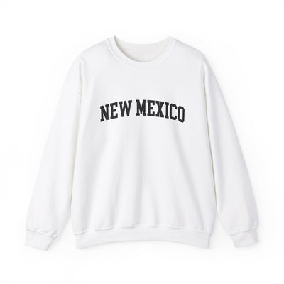 New Mexico Varsity Crewneck Sweatshirt S / White - The Northwest Store