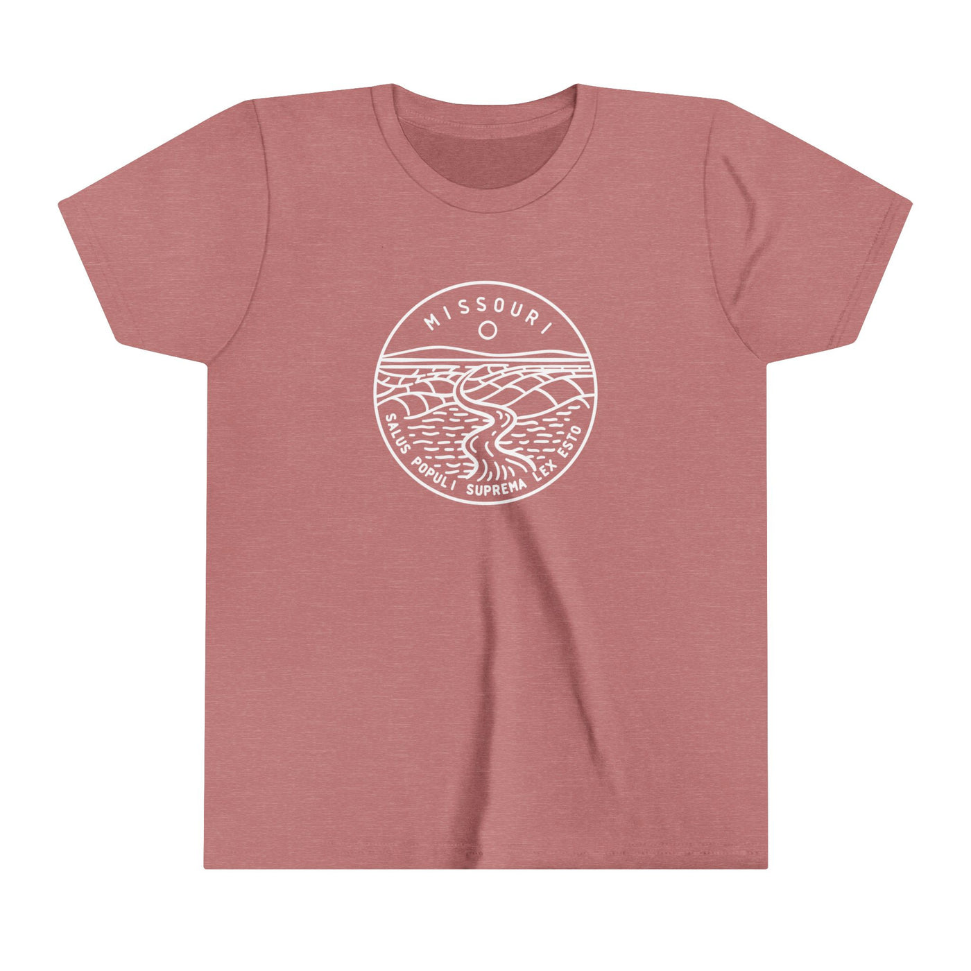 Missouri State Motto Kids T-Shirt Heather Mauve / S - The Northwest Store