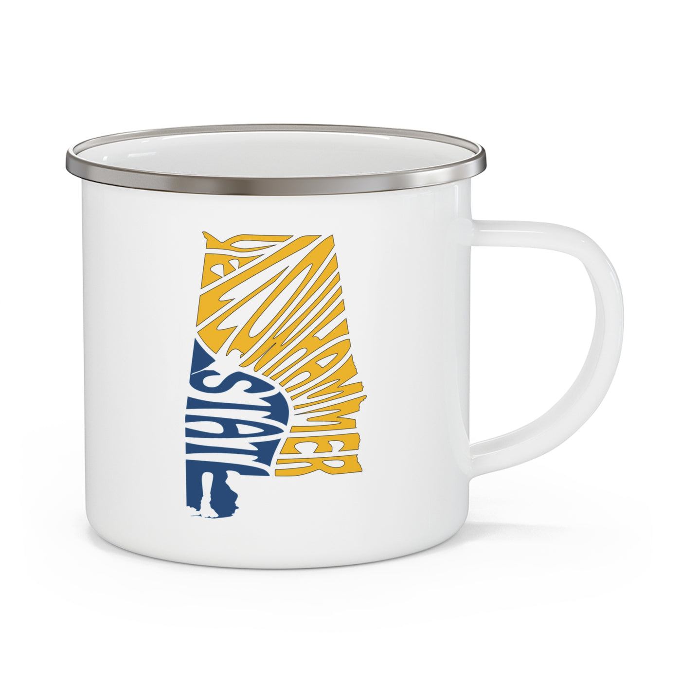 Alabama Nickname Enamel Camping Mug