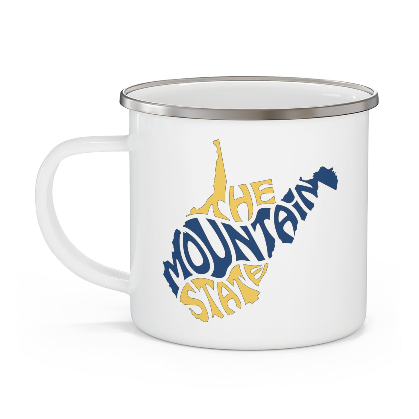 West Virginia Nickname Enamel Camping Mug