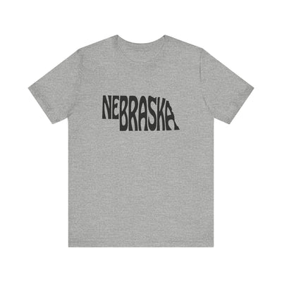 Nebraska State Shape Unisex T-Shirt