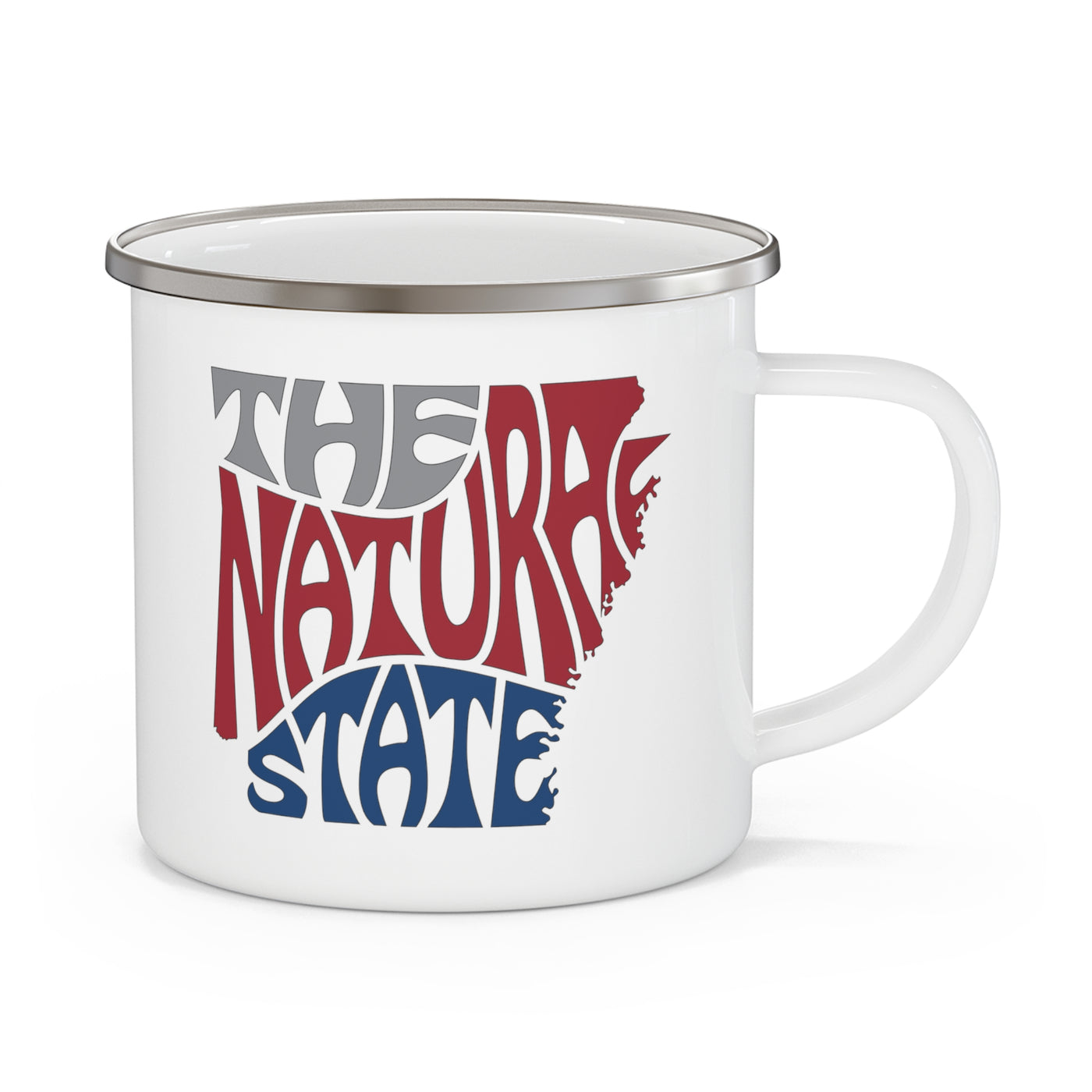 Arkansas Nickname Enamel Camping Mug