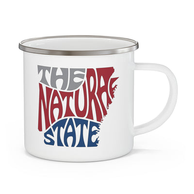 Arkansas Nickname Enamel Camping Mug