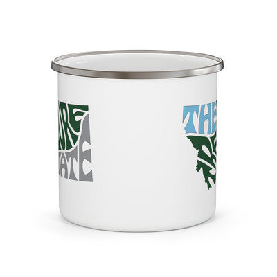 Montana Nickname Enamel Camping Mug