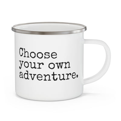 Choose Your Own Adventure Enamel Camping Mug