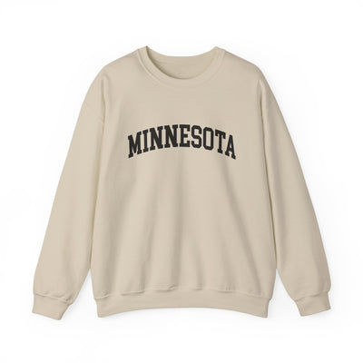 Minnesota Varsity Crewneck Sweatshirt S / Sand - The Northwest Store