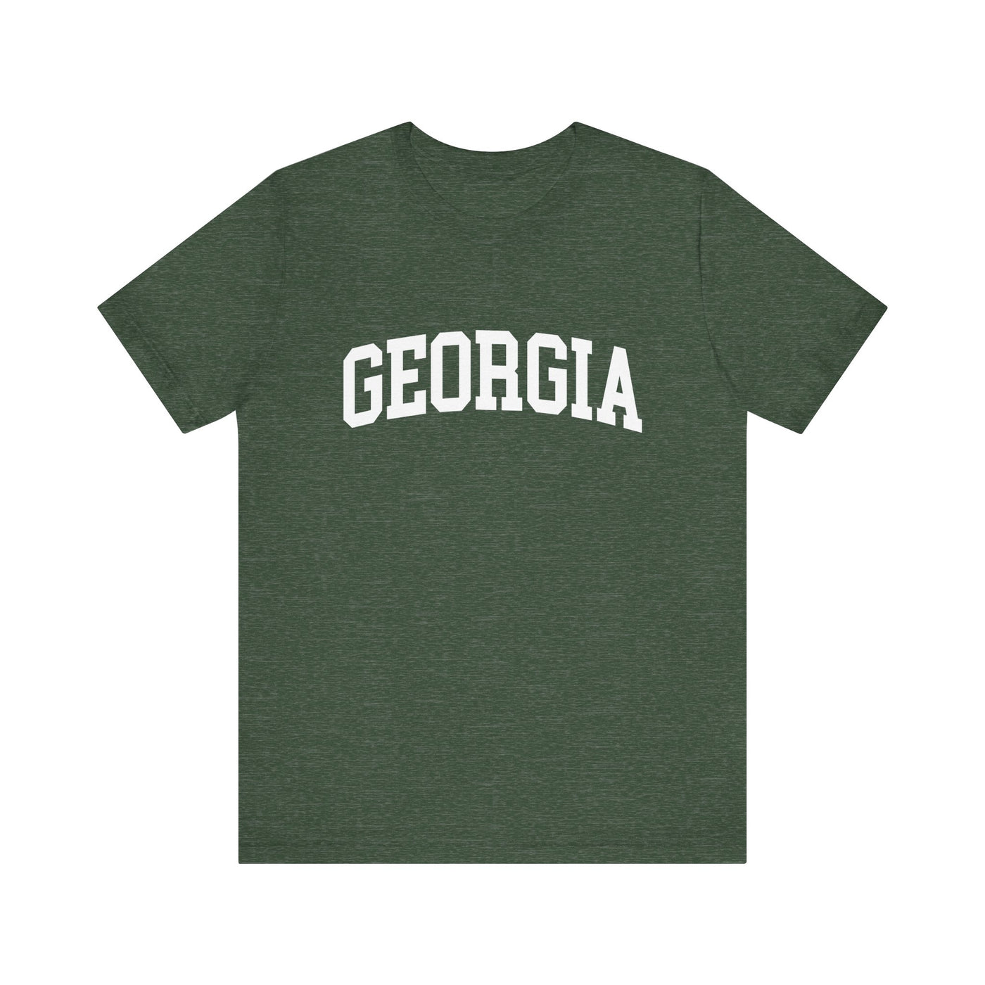 Georgia Varsity Unisex T-Shirt Heather Forest / XS - The Northwest Store