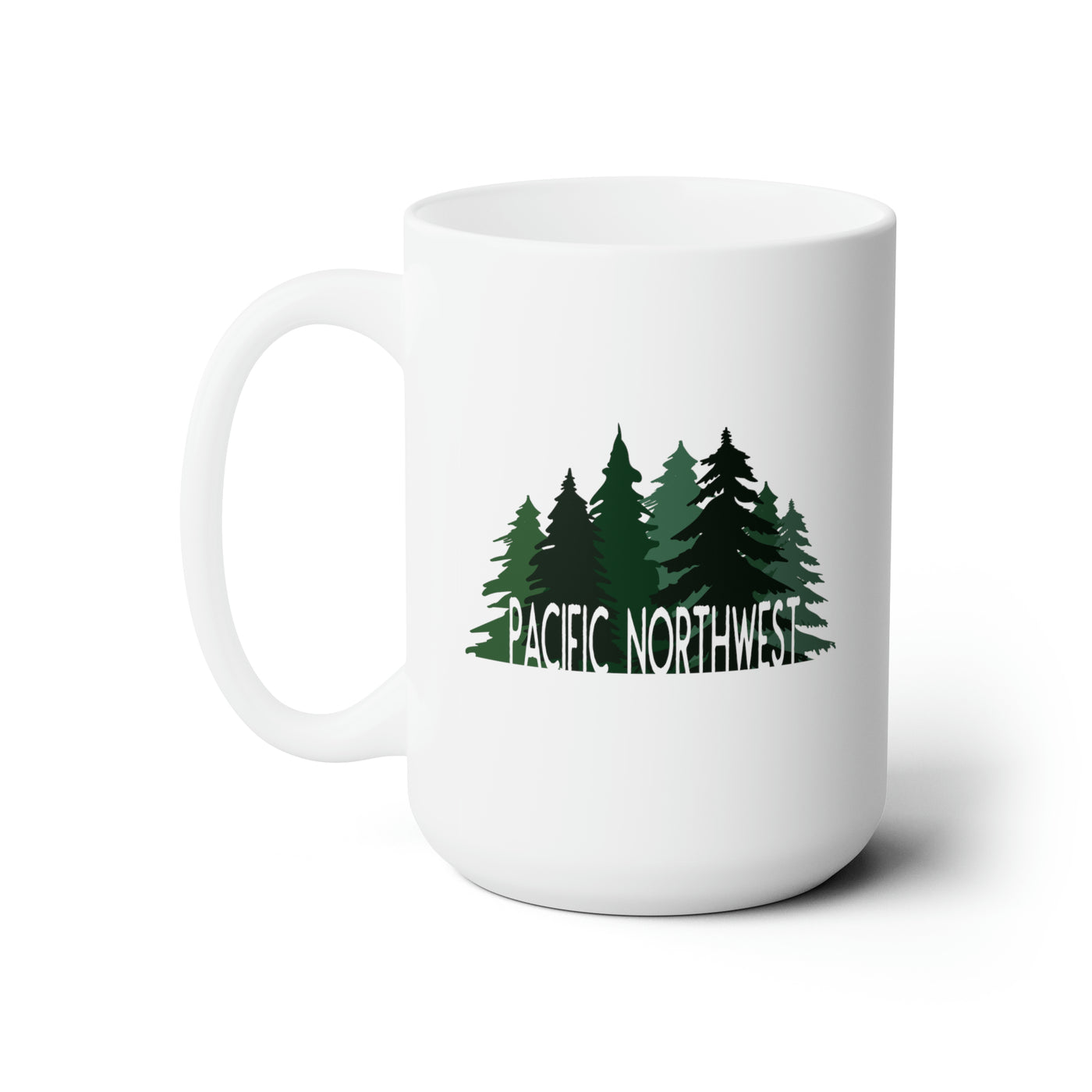 Pacific Northwest Forest 15 oz Ceramic Mug