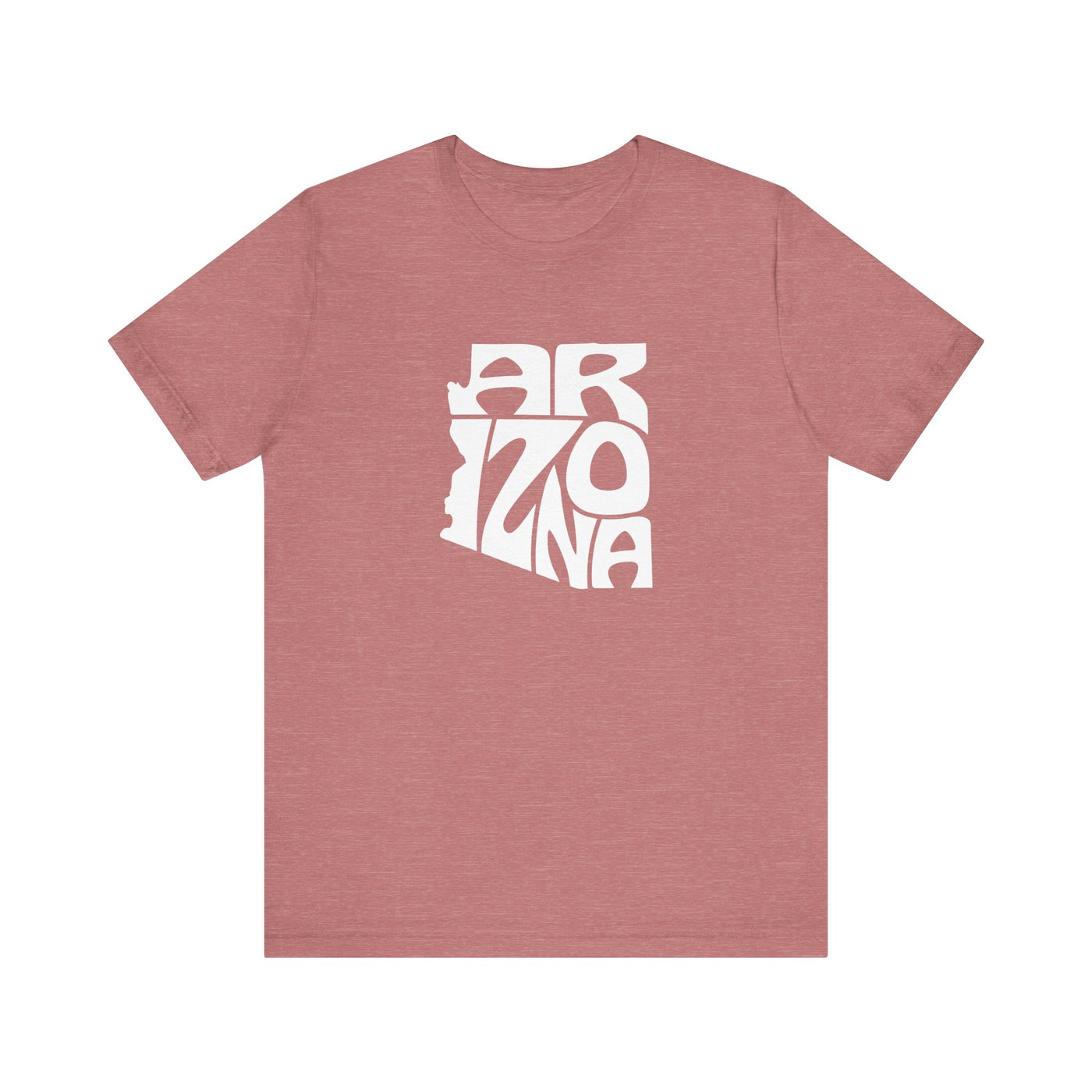 Arizona State Shape Unisex T-Shirt Heather Mauve / XS - The Northwest Store