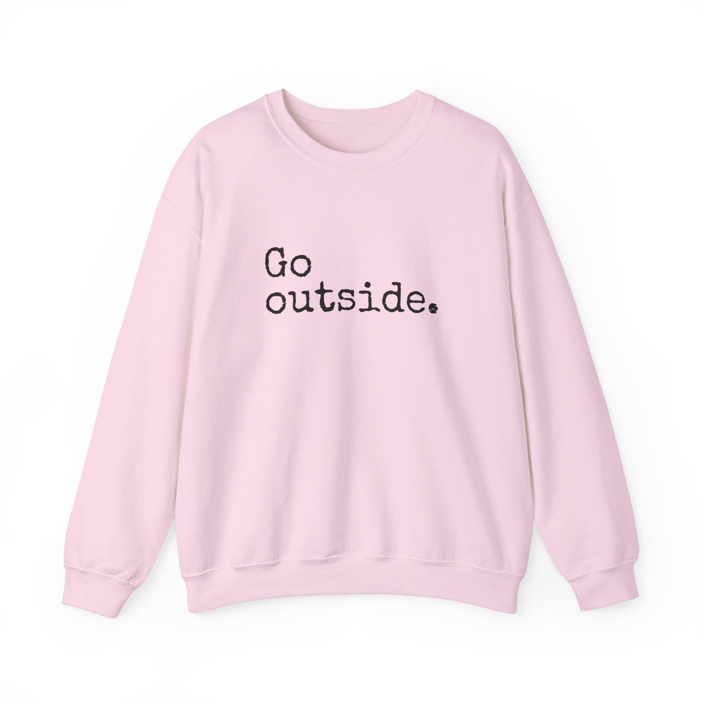 Go Outside Crewneck Sweatshirt S / Light Pink - The Northwest Store