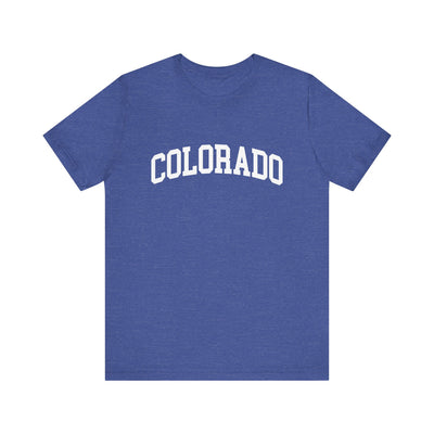 Colorado Varsity Unisex T-Shirt Heather True Royal / XS - The Northwest Store